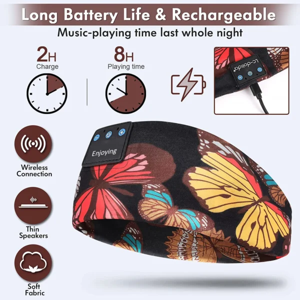 Butterfly Wireless Bluetooth Headphones - Image 5